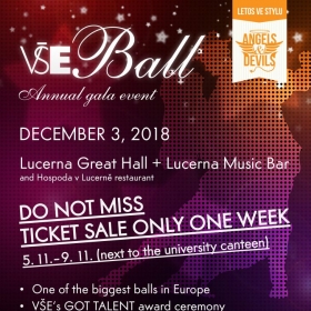 University invites you to the VŠE Ball 2018