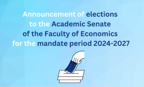 Announcement of elections to the Academic Senate of the Faculty of Economics