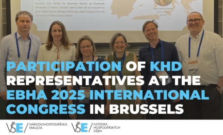 Participation of Department of Economic History Representatives at the EBHA 2025 International Congress in Brussels