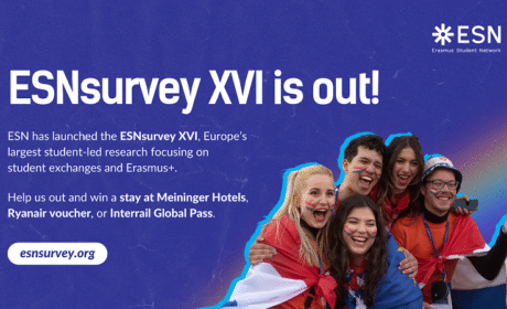 ESNsurvey 2025: Dejte hlas své zkušenosti a pomozte zlepšit program Erasmus+