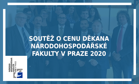 Soutěž o cenu děkana Národohospodářské fakulty VŠE v Praze 2020
