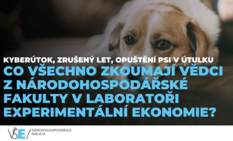 Kyberútok, zrušený let, opuštění psi v útulku. Co všechno zkoumají vědci z Národohospodářské fakulty v Laboratoři experimentální ekonomie?