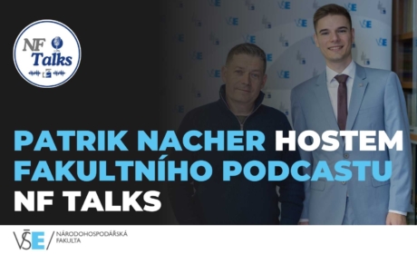 Patrik Nacher hostem fakultního podcastu NF Talks