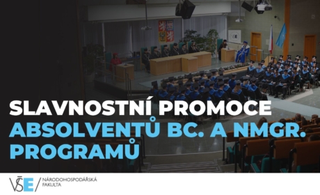 Promoce absolventů Národohospodářské fakulty VŠE
